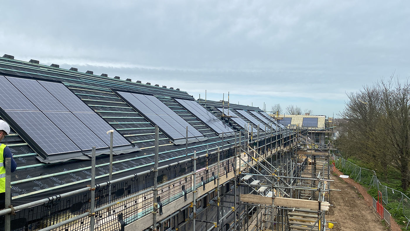 New Build Solar Installation London - JB Solar Installations